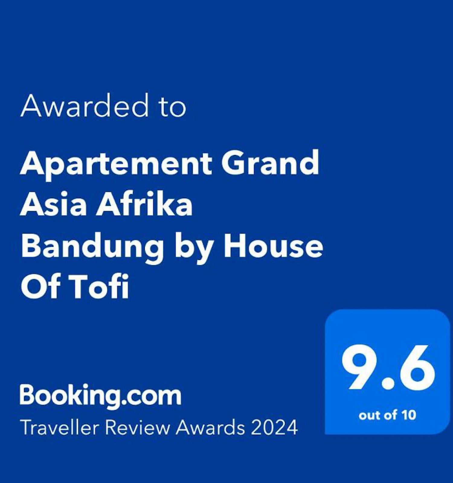 Apartement Grand Asia Afrika Bandung House Of Tofi Exteriér fotografie